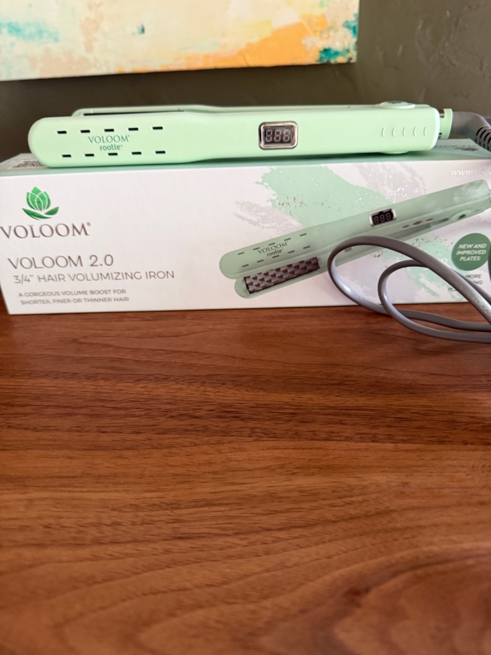 VOLOOM 2.0 Mint Green 3/4" Hair Volumizing Iron
